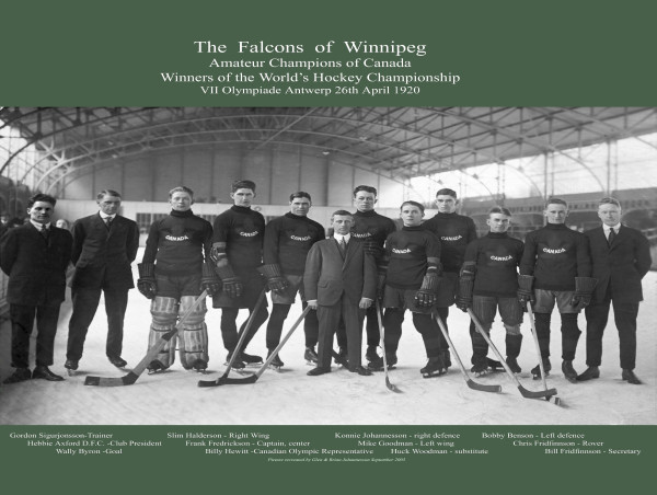  'Fly Falcons Fly' Celebrates Winnipeg Falcons - First Olympic Gold Medal Winners 