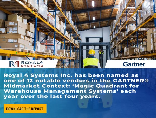 Royal 4 Systems named a Notable Vendor in the 2024 by Gartner® Midmarket Context: Magic Quadrant™