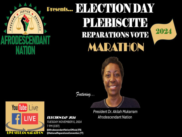  The Afrodescendant Nation Champions Reparations United's Upcoming 'Voices for Reparatory Justice Guidebook' 