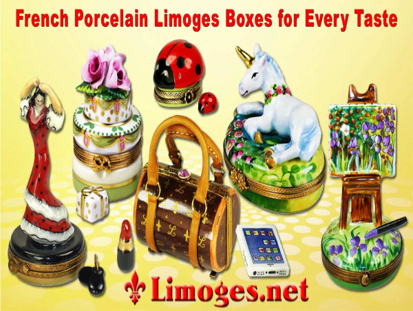  Limoges.net is Proud to Introduce its New Online Home for Genuine Collectible French Porcelain Limoges Boxes 