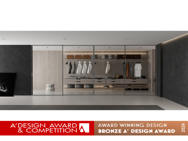  N1 Linear Rail Sliding Partition Door by Wei Xu and Tiantian Xu Wins Bronze in A' Design Award 