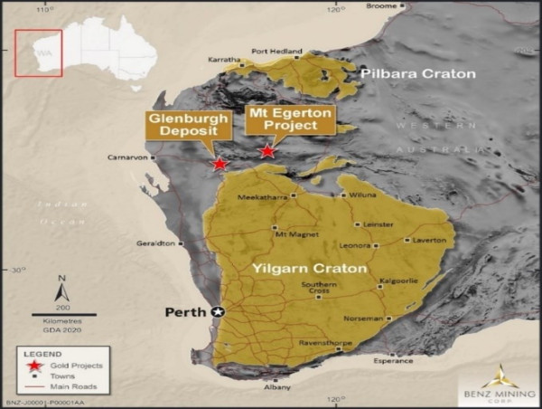  Benz to Acquire WA Gold Projects from Spartan Resources Firm Commitments Received for A$4 Million Placement 