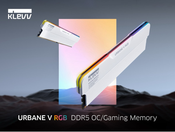  KLEVV LANCE LA NOUVELLE MÉMOIRE DDR5 GAMING/OC URBANE V RGB 