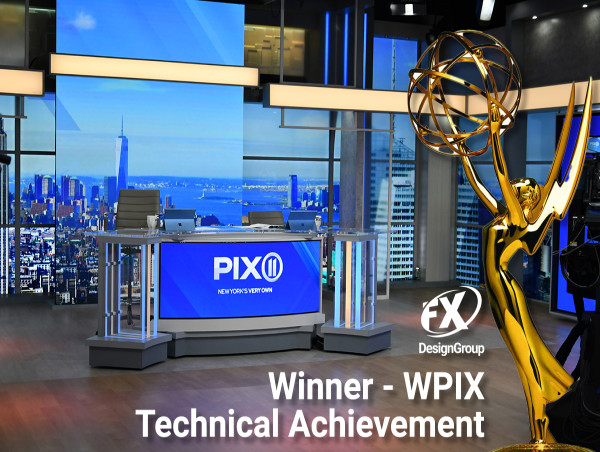  FX Design Group wins Technical Achievement Emmy for WPIX Set Design 