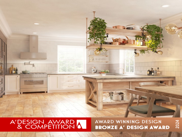  Scarsdale Nouveau by Artem Kropovinsky Wins Bronze in A' Kitchen Furniture Design Awards 
