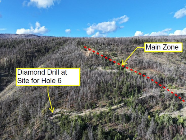  Ximen Mining Drilling Update Intersects West Zone Mineralized Breccia Brett Epithermal Gold Project-Vernon BC 