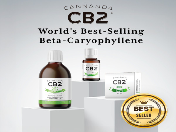  Cannanda CB2 Oil Declared World’s Best-Selling Line of Beta-Caryophyllene (BCP) Products 