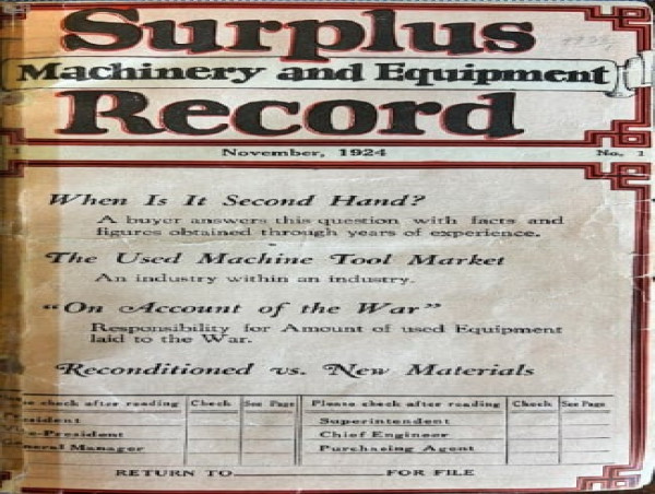  Surplus Record Celebrates its 100th Year in Business 