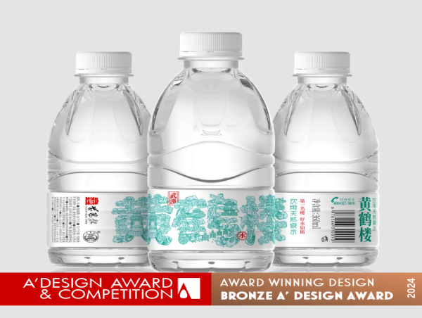  Yellow Crane Tower Water Packaging by Jin Zhang Wins Bronze in A' Design Award 