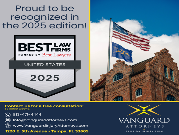  Vanguard Attorneys recognized in 2025 edition of Best Law Firms® regionally in 3 practice areas 