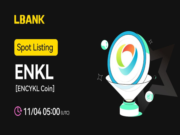  ENKL (ENCYKL Coin) Is Now Available for Trading on LBank Exchange 