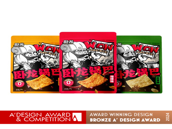  Wow Long Rice Crust by Xiao Ma Song Strategic Consulting Wins Bronze in A' Packaging Design Awards 