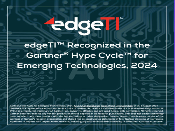  EdgeTI Recognized in The Gartner Hype Cycle for Emerging Technologies, 2024 