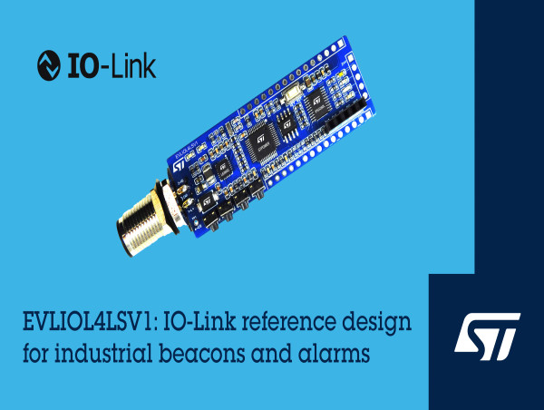  IO-Link actuator board from STMicro delivers turnkey reference design for industrial monitoring and appliances 