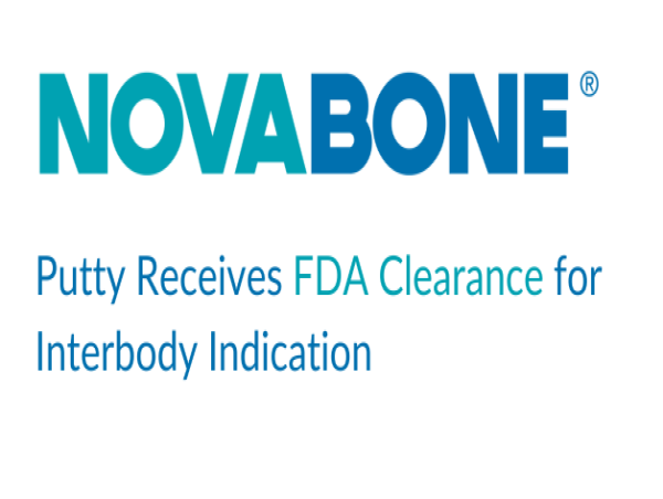  NovaBone Secures FDA Clearance for Expanded Indications of Putty in Interbody Fusion Applications 