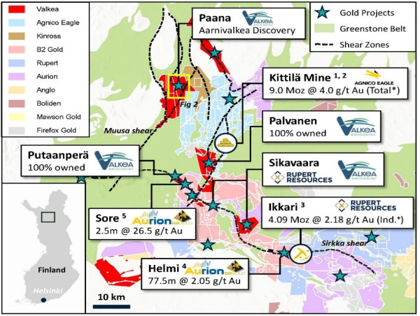  Valkea Resources to Commence Drilling at the Paana Project, Central Lapland, Finland 