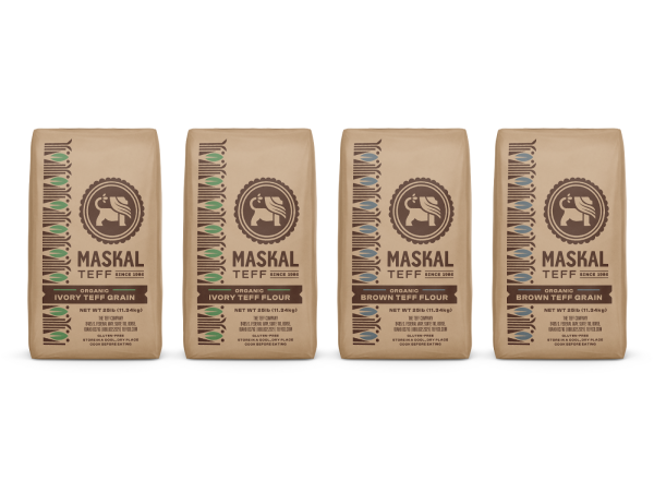  Maskal Teff Introduces Certified Organic Teff Flour and Teff Grain for Foodservice 