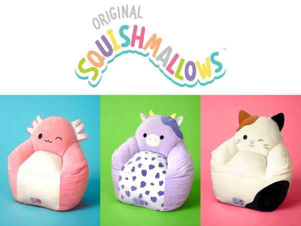  PM&J Launches New Line of Squishmallows Bean Bag Chairs 