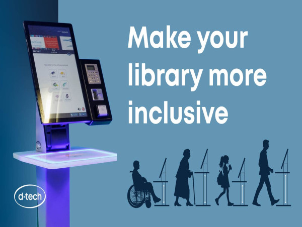 D-Tech International Introduces Height-Adjustable Library Self-Service Kiosk