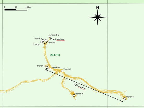  Cleghorn Minerals Reports on Recent Channel Sampling Results from Historical Trenches & Pits on The Meech Lake - Matachewan Prospect 