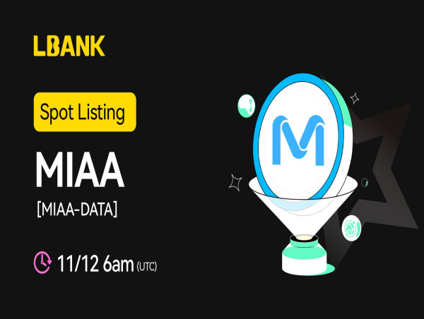  MIAA (MIAA DATA) Is Now Available for Trading on LBank Exchange 