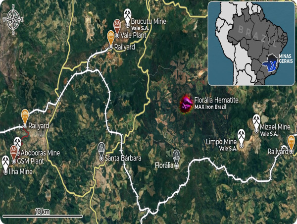 Max Resource Provides Update on its Florália Hematite Iron Ore Project, Mina Gerais State, Brazil