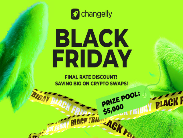  Changelly Introduces Black Friday Campaign with Crypto Deals and Prize Pool 