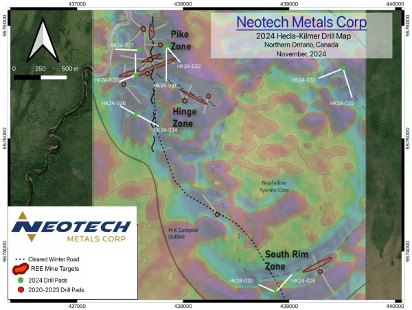  Neotech Metals Corp. Completes Inaugural Drill Program at Hecla-Kilmer 