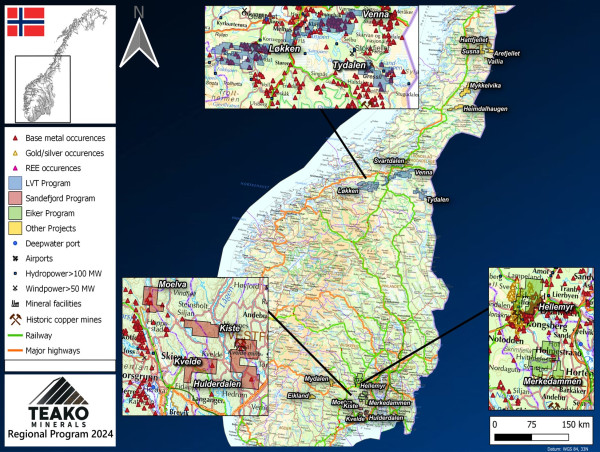 Teako Minerals Concludes Regional Summer Program and Provides Private Placement Update