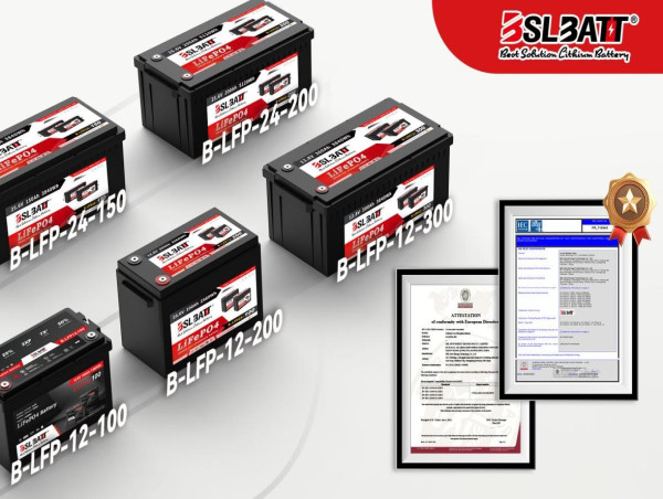  BSLBATT(R) 12V/24V Lithium Battery Series Obtains IEC 62619 Certification, Leading Global Energy Storage and Industrial Application Safety Standards 