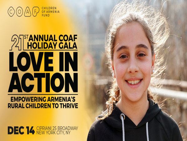  Oscar-Shortlisted Anora Stars to Join Joe Manganiello, Gloria Gaynor, and Andrea Martin at Children of Armenia Fund Gala 