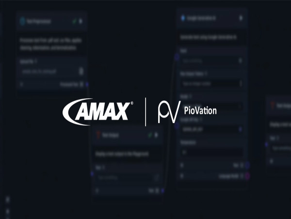  AMAX and PioVation Announce Strategic Partnership to Co-Develop PioSphere for End-to-End On-Premises AI Development 