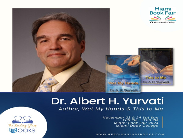  Dr. Albert H. Yurvati Graces the Miami Book Fair 2024 