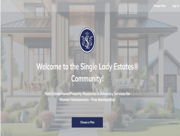  Single Lady Estates® Expands Member Benefits with Association for Entrepreneurship Healthcare Options 