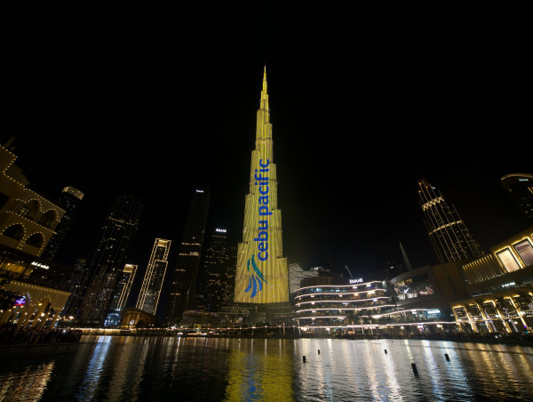  Cebu Pacific lights up Burj Khalifa with Philippine wonders 