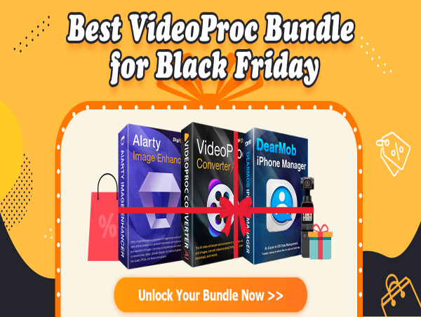 VideoProc Converter AI Black Friday Deals 2024: AI Media Enhancer, Upscaler and Denoiser All-in-One