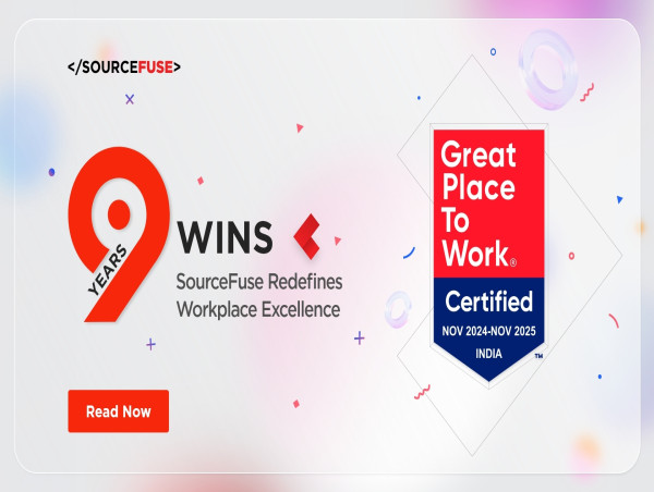SourceFuse Achieves Prestigious Great Place to Work® Certification for an Unprecedented 9th Consecutive Year