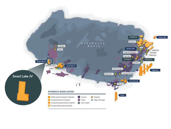  Purepoint Uranium and Cameco Approve 2025 Drill Program for Smart Lake Joint Venture 