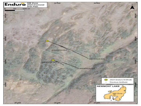  Enduro Metals Intercepts 10.01 g/t Gold over 12.45m at McLymont Fault 