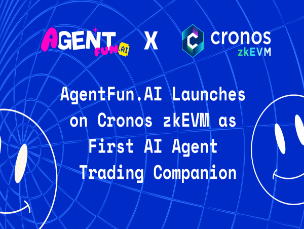  AgentFun.AI launches as first AI agent trading platform on Cronos zkEVM 