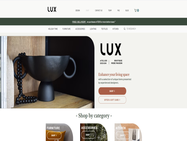  Atelier Lux Design Relaunches E-Commerce Platform, Empowering Businesses and Celebrating Women in Design 
