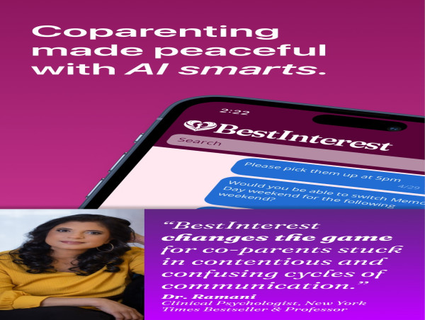  AI for Co-Parents Is Here: BestInterest Launches Groundbreaking New App for Co-Parents Stuck in High-Conflict Situations 