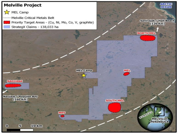  StrategX Provides Update on Critical Metals Exploration Activities at the Nagvaak Project, Nunavut, Canada 