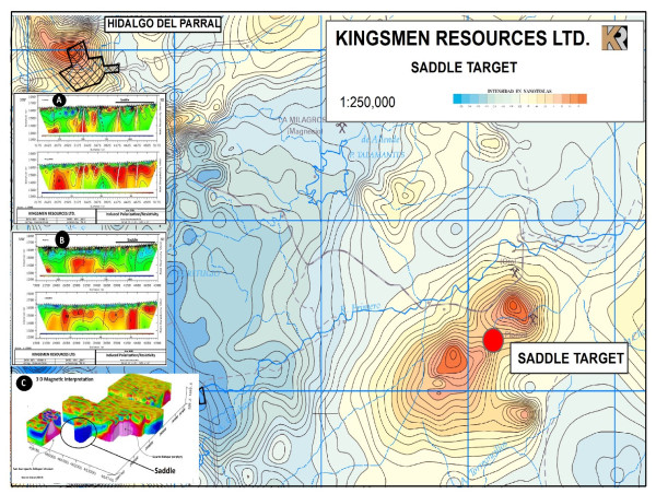 Kingsmen Identifies Significant New Silver-Gold Drill Target on the Las Coloradas Project