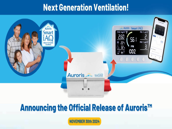  Auroris Officially Launches the Next Generation of Ventilation 