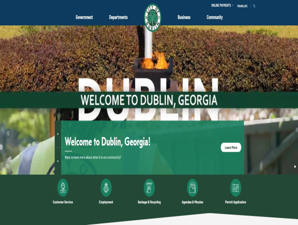  Third Wave Digital Creates New Website Redesign for Dubin, Georgia 