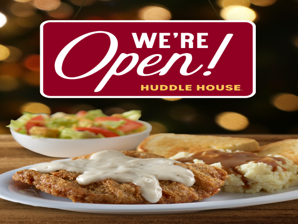  Huddle House Spreads Holiday Cheer on Its Busiest Day of the Year This Christmas 