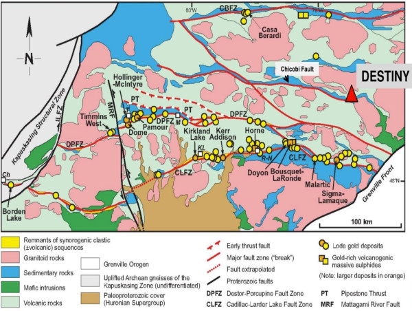  Caprock Signs Binding Option Agreement to Acquire Destiny Gold Project in Quebec 