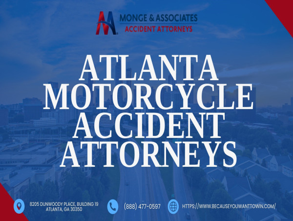  Monge & Associates Injury and Accident Attorneys Expand Focus on Helping Motorcycle Accident Victims in Newnan, Kennesaw, and Stockbridge as Atlanta Personal Injury Lawyers 