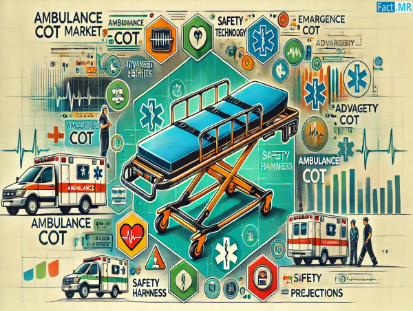  Ambulance Cot Market to Reach $1.13 Billion with CAGR of 3.7% by 2034, Says Fact.MR 